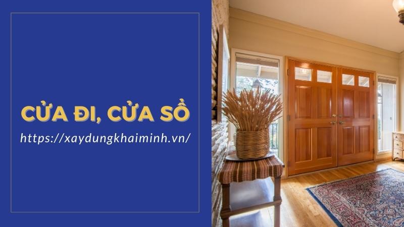 cửa đi, cửa sổ