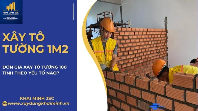 định mức nhân công xây tường gạch 220