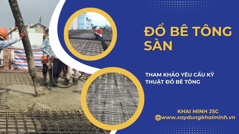 quy định về thời gian đổ be tông tươi