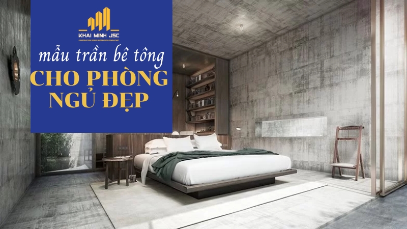 mẫu trần nhà bê tông đẹp