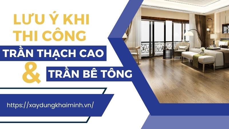 trần nhà bê tông đẹp