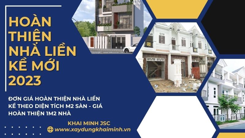 đơn giá hoàn thiện nhà liền kề