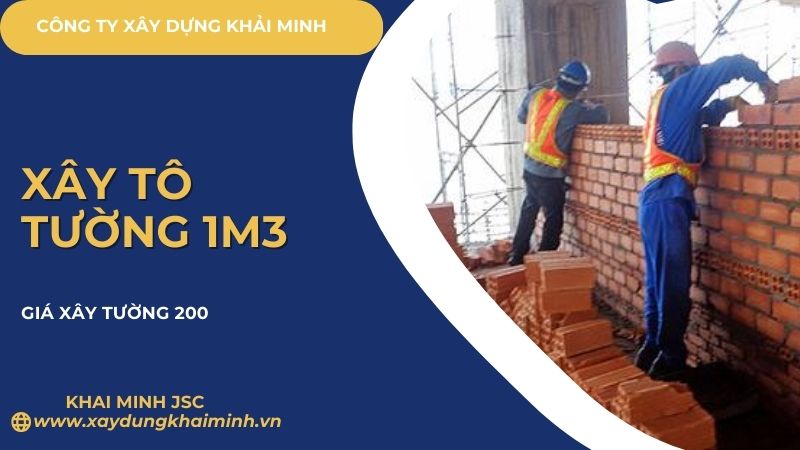 đơn giá xây tường 100