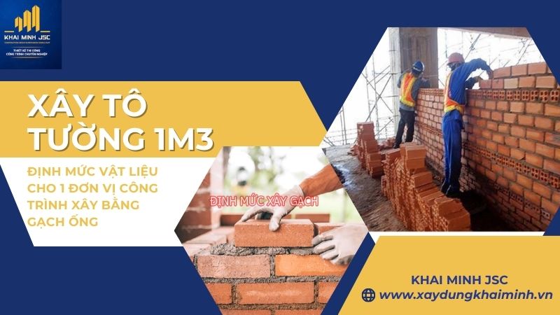 đơn giá xây tường theo m3