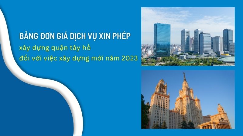 Xin phép xây dựng quận tây hồ