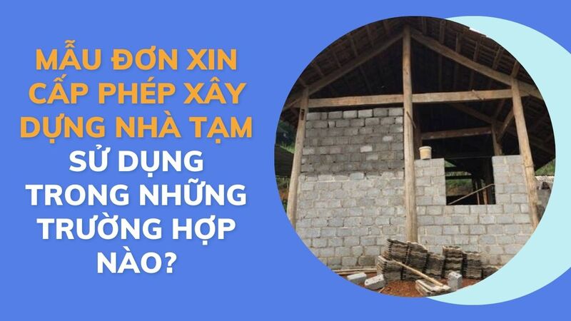 mẫu đơn cấp phép xây dựng