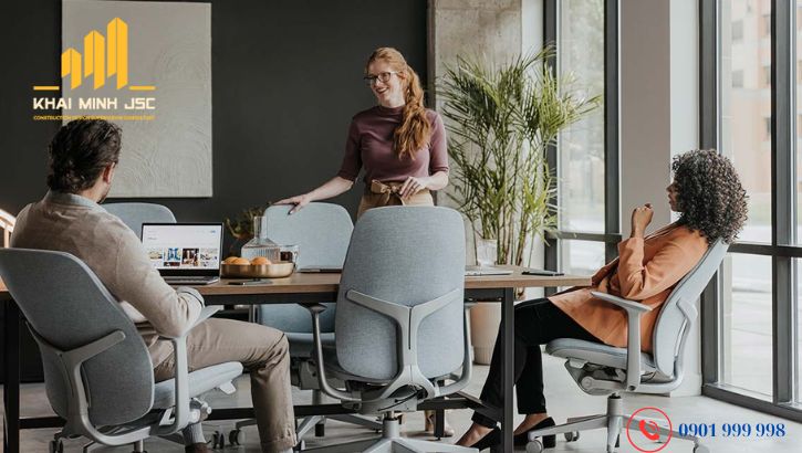 Nội thất ergonomic nâng cao hiệu suất làm việc của nhân viên