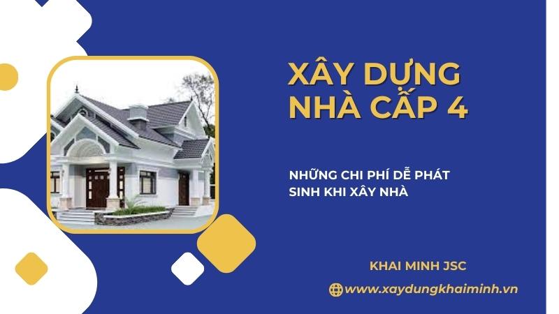 giá nhân công xây nhà cấp 4