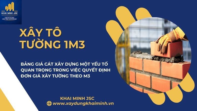giá nhân công xây tô 1m2 tường