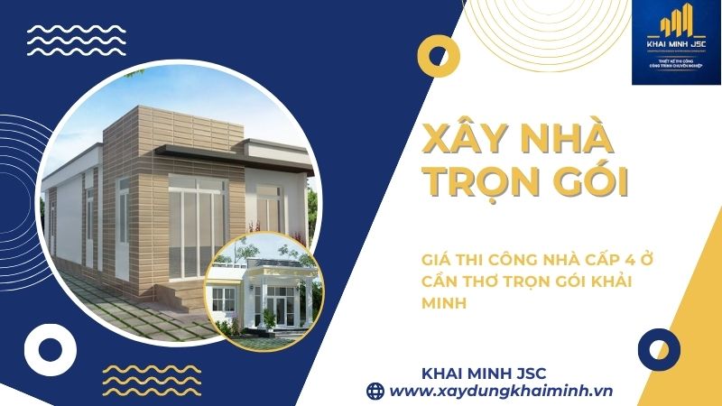 đơn giá thi công nhà cấp 4 tại Cần Thơ