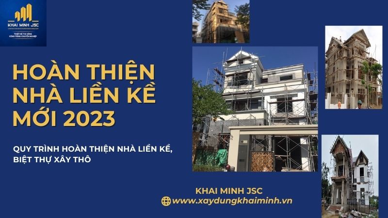 hoàn thiện nhà xây thô