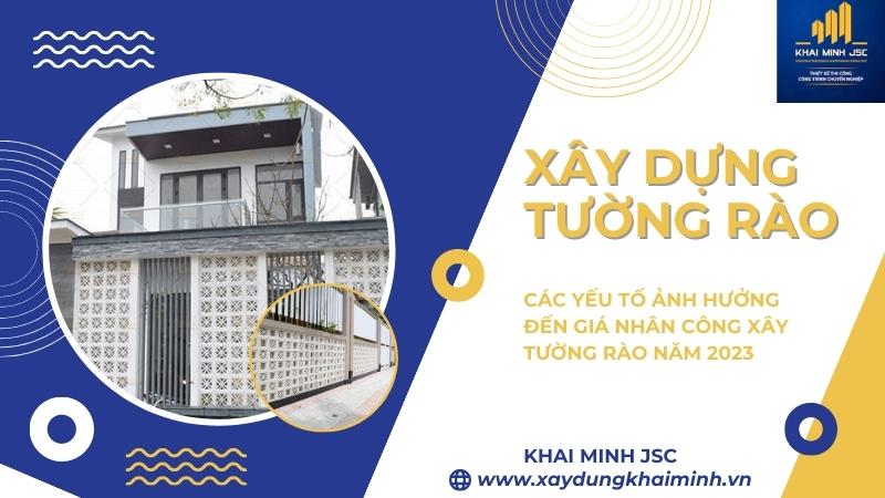 giá xây tường 100