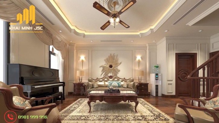 Thảm dệt cao cấp giảm tiếng ồn, tăng thẩm mỹ và sự ấm cúng cho biệt thự