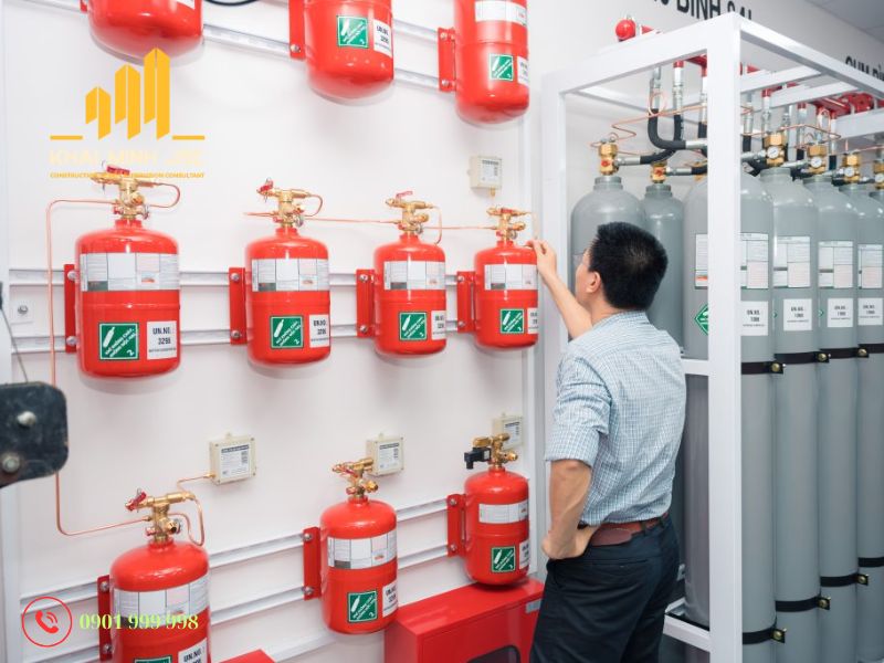 Lắp đặt thiết bị chống cháy lan trong trục kỹ thuật