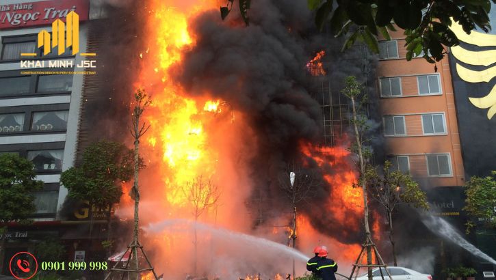 Hiện tượng bức xạ nhiệt là nguyên nhân đám cháy lan rộng