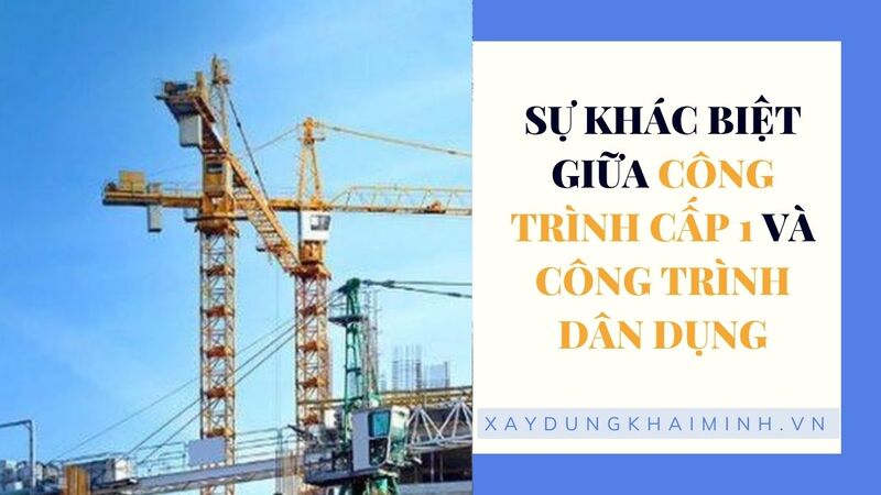phân cấp công trình xây dựng 2016