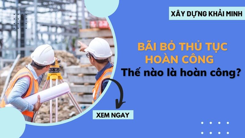 thủ tục hoàn công nhà