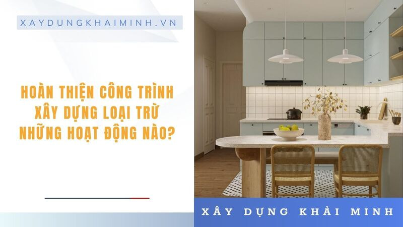 công tác hoàn thiện trong xây dựng