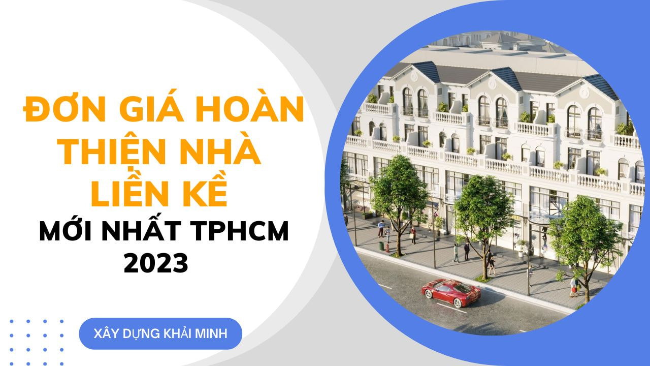 đơn giá hoàn thiện nhà liền kề