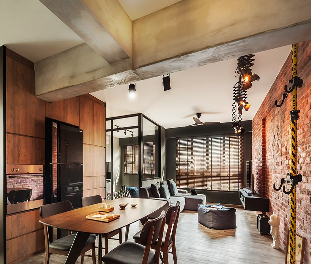 Kết nối các không gian trong thiết kế nội thất