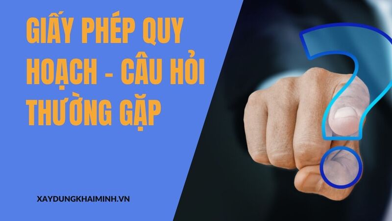 Giấy phép quy hoạch