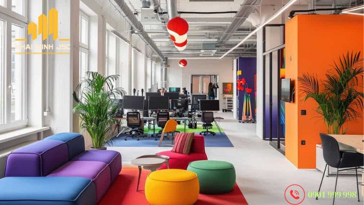 Không gian sáng tạo giúp kích thích cảm hứng hiệu quả, tăng năng suất làm việc