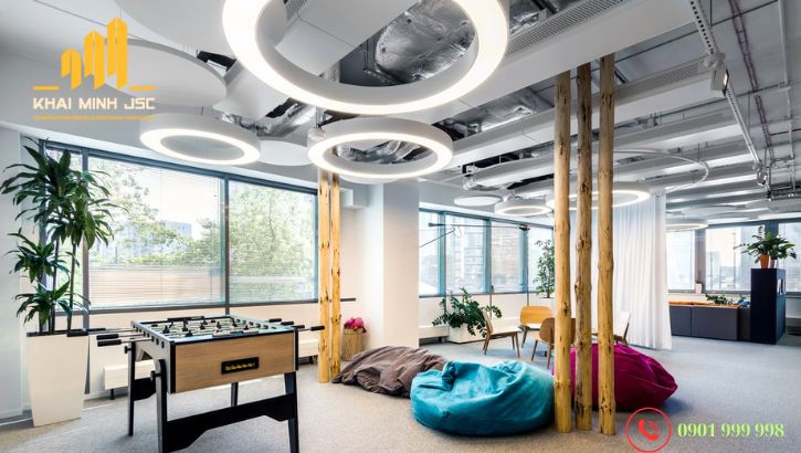 Khu vực nghỉ ngơi văn phòng là nét văn hóa đặc trưng ở môi trường công sở hiện nay