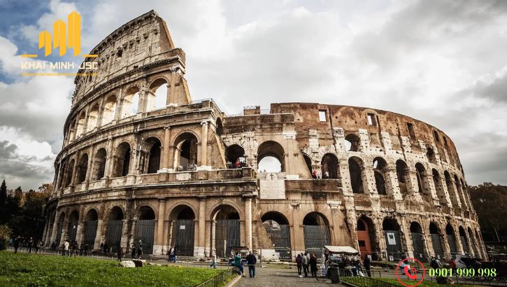Colosseum với phong cách kiến trúc cổ đại độc đáo, ấn tượng