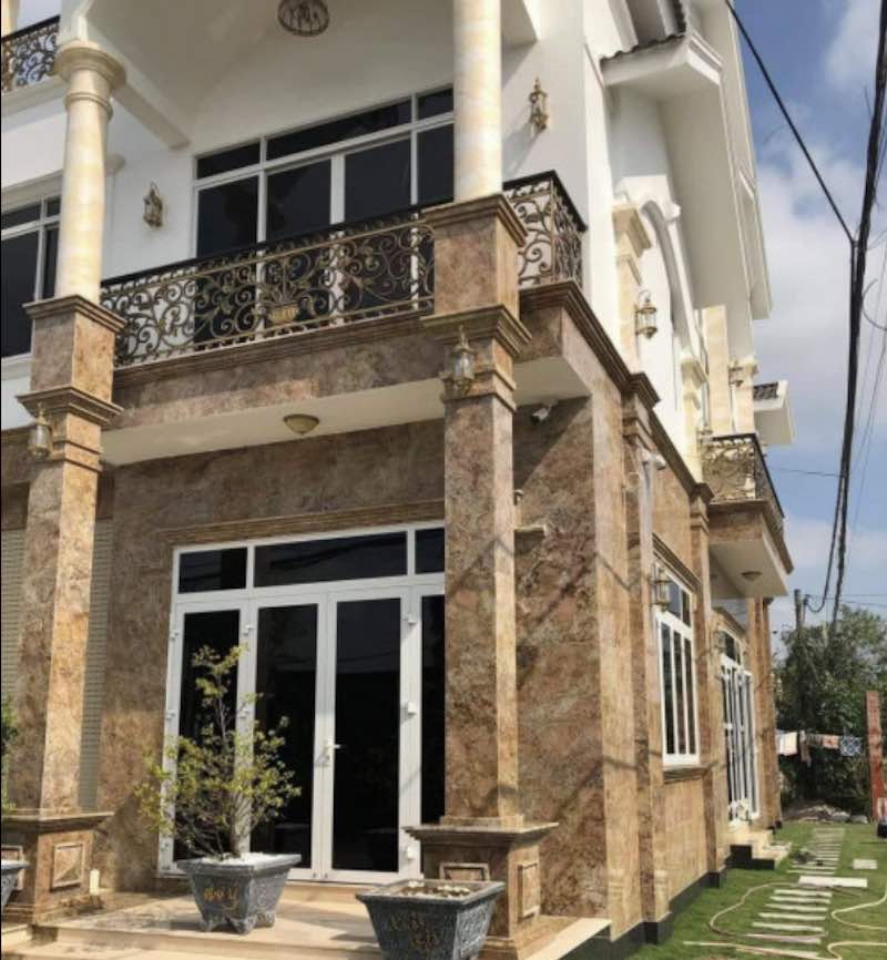 Xây lan can sân thượng