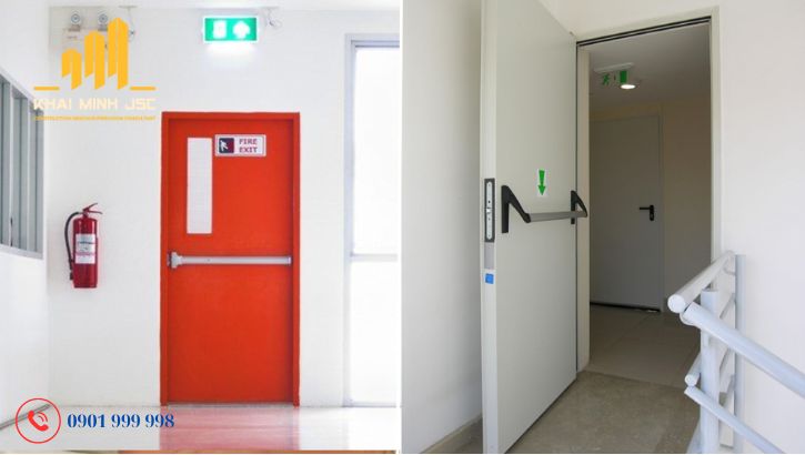 Cửa thoát hiểm với đa dạng sự lựa chọn nhưng vẫn đảm bảo an toàn