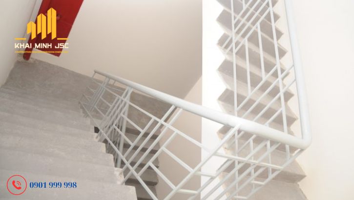 Buồng thang thoát hiểm giúp đảm bảo an toàn cho mọi người trong trường hợp xảy ra sự cố