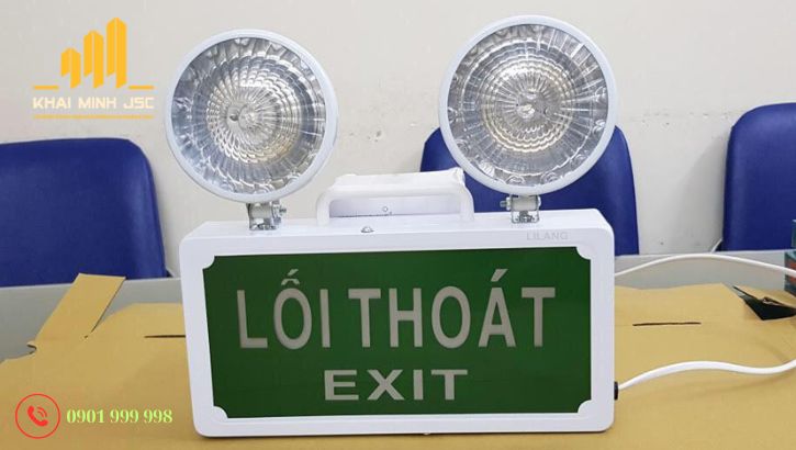 Đèn phòng sự cố đảm bảo ánh sáng liên tục cho quá trình sơ tán