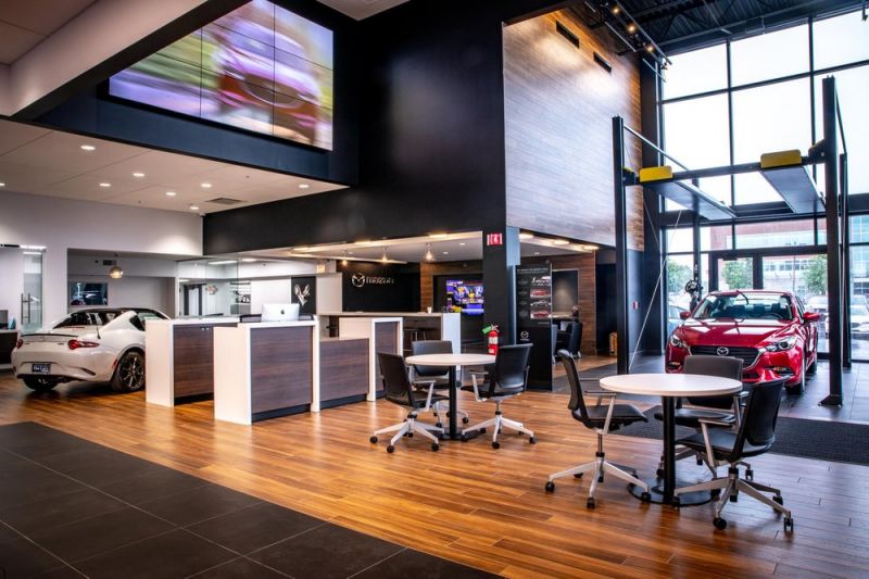 Lựa chọn nội thất showroom ô tô