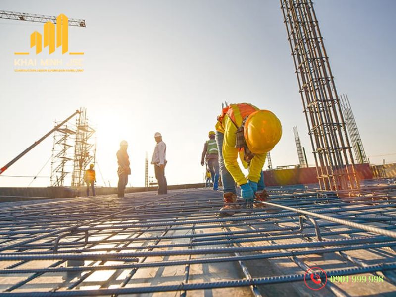 Thép là vật liệu ứng dụng rộng rãi trong công trình xây dựng nhà bê tông cốt thép