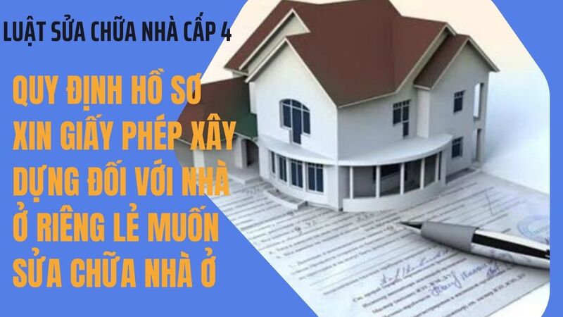 luật sửa chữa nhà cấp 4