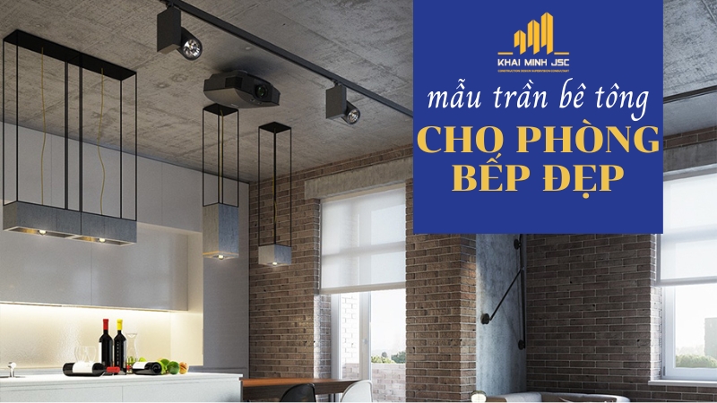 trần bê tông thô
