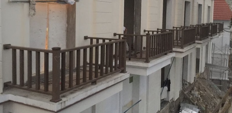 mẫu lan can tường xây