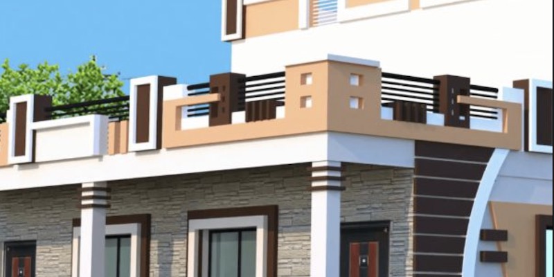 Mẫu lan can xây bằng gạch