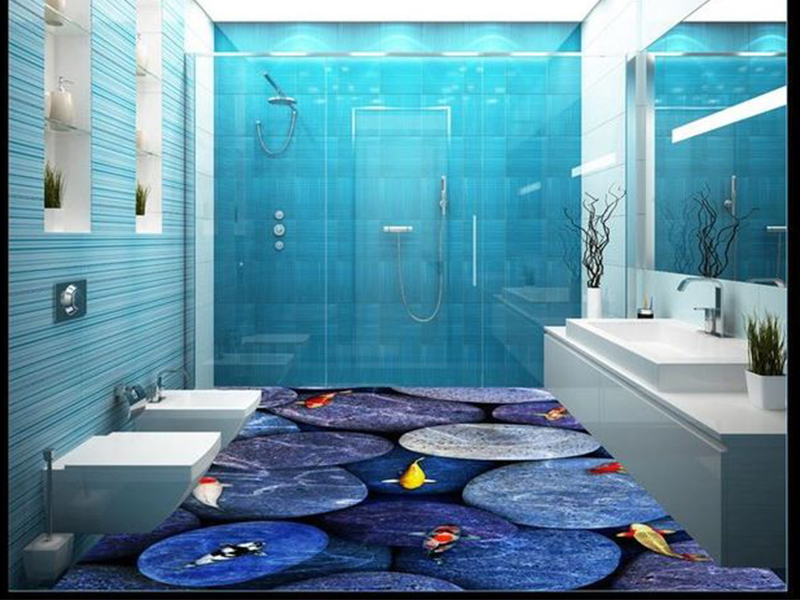 Mẫu phòng vệ sinh thiết kế theo phong cách 3D