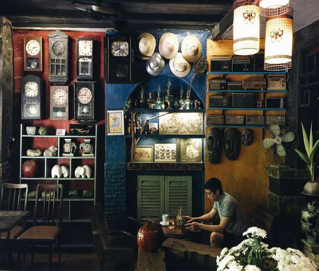 Mẫu thiết kế quán cà phê phong cách hoài cổ lãng mạng