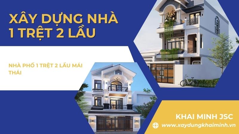 Nhà 1 trệt 2 lầu mái thái