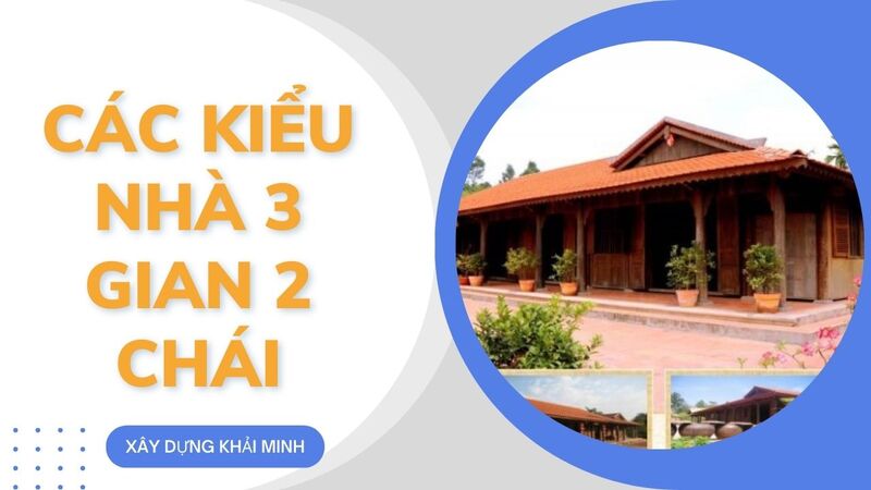 nhà 3 gian hiện đại