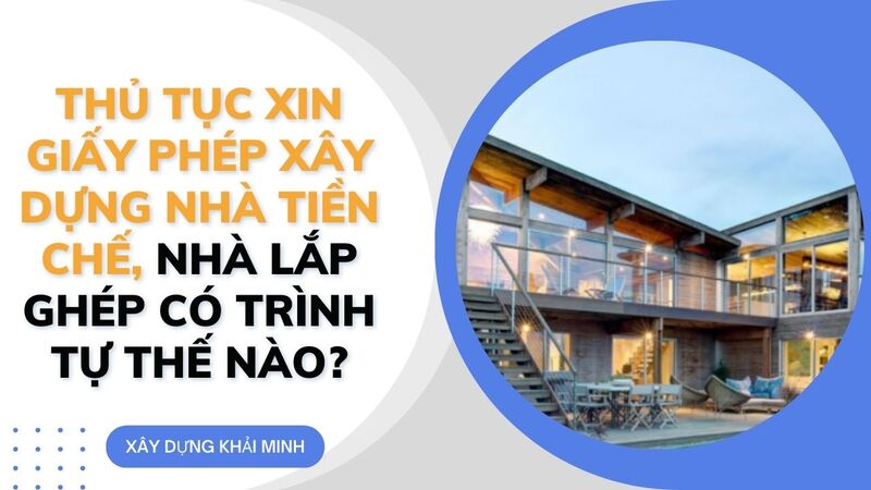 làm nhà tiền chế có phải xin phép không