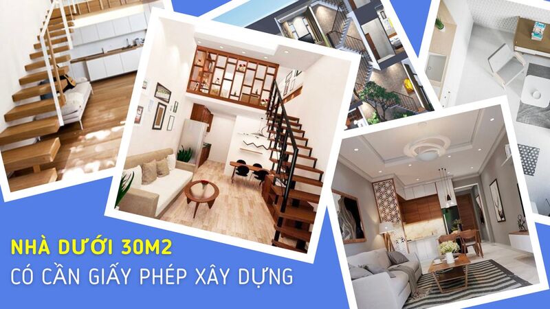 nhà dưới 30m2 có được cấp phép xây dựng