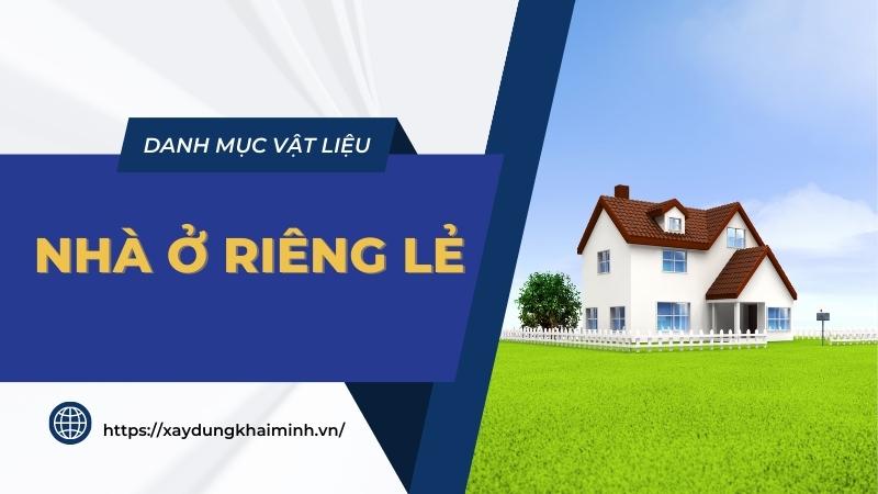 Nhà ở riêng lẻ