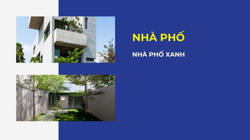 nhà phố xanh