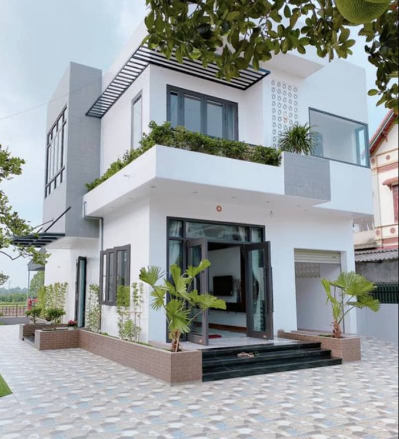 mẫu lan can tường xây