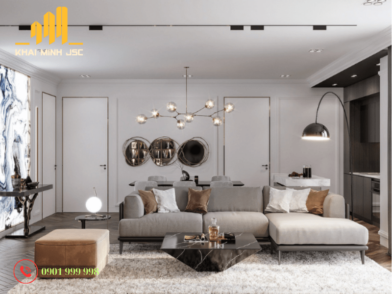 Nội thất Châu Âu nổi bật với sự kết hợp hài hòa giữa các yếu tố cổ điển và hiện đại