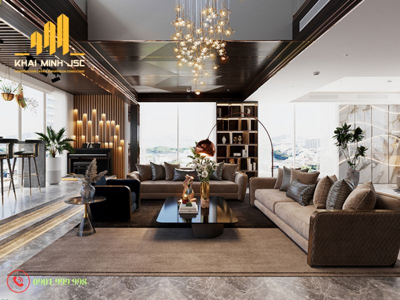 Thiết kế góc phụ trong Penthouse