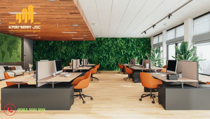 Nội thất gỗ tái chế trong thiết kế văn phòng, biệt thự